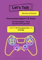 Vorschau - Arbeitsblätter - Let'sTalk: Movies & Games - freies Sprechen ab Klasse 7 - Deckblatt