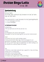 Vorschau - Spiele - Division Bingo/Lotto :3 , :30 - Seite 1