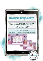 Vorschau - Spiele - Division Bingo/Lotto :6 , :60 - Deckblatt