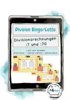 Vorschau - Spiele - Division Bingo/Lotto :7 , :70 - Deckblatt