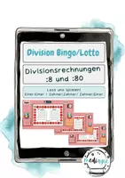 Vorschau - Spiele - Division Bingo/Lotto :8 , :80 - Deckblatt