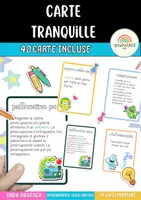 anteprima - Flashcard - MINDFULNESS IN CLASSE - Carte Calma - Apprendimento Socio-Emotivo - Pagina 1