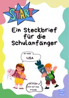 Vorschau - Arbeitsblätter - Das bin ich, Steckbrief für die neuen Schulanfänger - Deckblatt