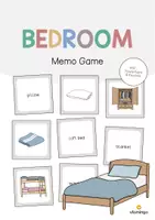 Vista previa - Juegos / Gamificación - Bedroom / Dormitorio: Memo Game (Juego para la clase de inglés) - Portada