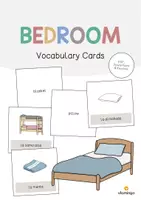 Vista previa - Manualidades / Dibujos para colorear - Bedroom / Dormitorio: Vocabulary Cards (Tarjetas de palabras) - Portada