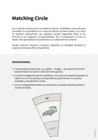 Vista previa - Juegos / Gamificación - Bedroom / Dormitorio: Matching Circle (Rompecabezas circular para la clase de inglés) - página 1