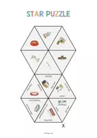 Vista previa - Juegos / Gamificación - Pet Shop / Tienda de animales: Star Puzzle (Juego para la clase de inglés) - página 2
