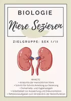 Vorschau - Arbeitsblätter - Sezieren einer Schweineniere - Deckblatt
