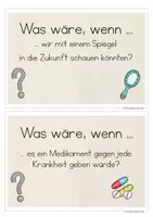 Vorschau - Bildkarten - Fragen zum Philosophieren - Was wäre, wenn ... - Seite 3