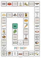 Vista previa - Juegos / Gamificación - Pet Shop / Tienda de animales: Vocabulary Game (Juego para la clase de inglés) - página 2