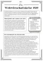 Vorschau - Stundenentwürfe - Weltwirtschaftskrise 1929 - Interviewformat - Seite 1