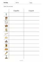 Vista previa - Hojas de trabajo - Pet Shop / Tienda de animales: Vocabulary Worksheet 3 (Hoja de trabajo de inglés) - página 3