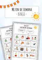 Vorschau - Arbeitsblätter - Mi fin de semana - Pretérito perfecto - Deckblatt