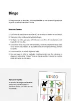 Vista previa - Juegos / Gamificación - Sweets / Dulces: Bingo (Juego para la clase de inglés) - página 1
