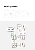 Vista previa - Juegos / Gamificación - Sweets / Dulces: Reading Domino (Juego para la clase de inglés) - página 1