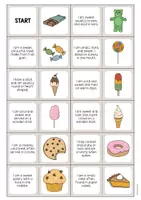 Vista previa - Juegos / Gamificación - Sweets / Dulces: Reading Domino (Juego para la clase de inglés) - página 2