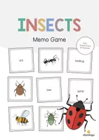 Vista previa - Hojas de trabajo - INSECTS: Paquete XXL de materiales para la clase de inglés (Insectos) - página 1