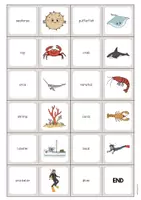 Vista previa - Juegos / Gamificación - In the Sea / En el mar: Domino (Juego para la clase de inglés) - página 3