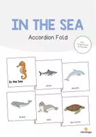 Vista previa - Manualidades / Dibujos para colorear - In the Sea / En el mar: Accordion Fold (Juego para la clase de inglés) - Portada