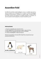 Vista previa - Juegos / Gamificación - Arctic & Antarctic / Ártico y Antártida: Accordion Fold (Juego para la clase de inglés) - página 1