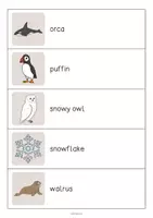 Vista previa - Juegos / Gamificación - Arctic & Antarctic / Ártico y Antártida: Running Dictation (Dictado en movimiento para la clase de inglés) - página 3