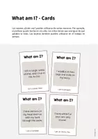 Vista previa - Tarjetas / Manipulativos - Arctic & Antarctic / Ártico y Antártida: What am I? - Cards (Juego de adivinanzas para la clase de inglés) - página 1