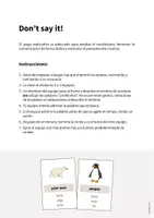 Vista previa - Juegos / Gamificación - Arctic & Antarctic / Ártico y Antártida: Don’t say it! (Juego para la clase de inglés) - página 1