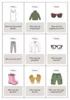 Vista previa - Juegos / Gamificación - Clothes / Ropa: I have..., who has...? (Juego para la clase de inglés) - página 3
