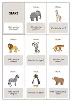 Vista previa - Hojas de trabajo - ZOO ANIMALS: Paquete XXL de materiales para la clase de inglés (Animales del zoo) - página 3