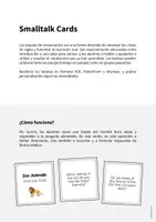 Vista previa - Tarjetas / Manipulativos - Zoo Animals / Animales del zoo: Smalltalk Cards (Tarjetas de conversación) - página 1