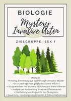 Vorschau - Stundenentwürfe - „Mystery – Gefahr im heimischen Wald" / Invasive Arten - Deckblatt