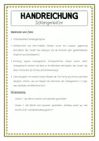 Vorschau - Fördermaterial/Inklusion - SCHLANGENSÄTZE (wachsendes) Materialpaket (Deutsch/DaZ) - Seite 1