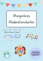 Vorschau - Präsentationen/Tafelbilder - Moderationskarten für den Morgenkreis - Seite 1