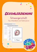Vorschau - Arbeitsblätter - Schwangerschaft - Deckblatt