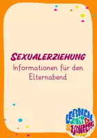 Vorschau - Anderer Materialtyp - Folien Elternabend Sexualerziehung - Deckblatt