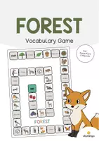 Vista previa - Juegos / Gamificación - Forest / Bosque: Vocabulary Game (Juego para la clase de inglés) - Portada