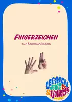 Vorschau - Bildkarten - Fingerzeichen zur Kommunikation - Deckblatt