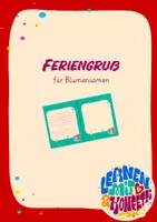 Vorschau - Bildkarten - Feriengruß - Deckblatt