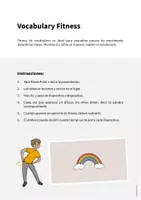 Vista previa - Juegos / Gamificación - Spring / Primavera: Vocabulary Fitness (Fitness de vocabulario) - página 1