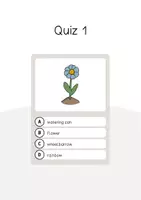 Vista previa - Juegos / Gamificación - Spring / Primavera: Vocabulary Quiz (Trivia para la clase de inglés) - página 3