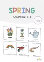 Vista previa - Juegos / Gamificación - Spring / Primavera: Accordion Fold (Juego para la clase de inglés) - Portada