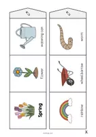Vista previa - Juegos / Gamificación - Spring / Primavera: Accordion Fold (Juego para la clase de inglés) - página 3