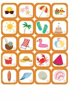 Vista previa - Juegos / Gamificación - EL BINGO DEL VERANO - Pasatiempos - página 1
