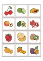 Vista previa - Juegos / Gamificación - Fruits / Fruta: Floppi (Juego para la clase de inglés) - página 3