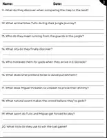 Vorschau - Arbeitsblätter - Movie Guide: The Road To El Dorado (2000) - Questions and Activities with Answers - Seite 3