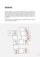Vista previa - Juegos / Gamificación - Numbers / Números: Domino (Juego para la clase de inglés) - página 1