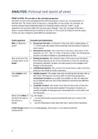 Vorschau - Arbeitsblätter - Analysis: Point of View (fictional texts) - Seite 1