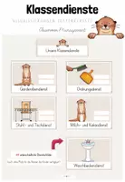 Vorschau - Poster - Classroom-Management: Klassendienste für deine Otterklasse (Kl.1-4) - Deckblatt