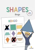 Vista previa - Juegos / Gamificación - 2D Shapes / Figuras 2D: Bingo (Juego para la clase de inglés) - Portada
