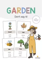 Vista previa - Juegos / Gamificación - Garden / Jardín: Don’t say it! (Juego para la clase de inglés) - Portada